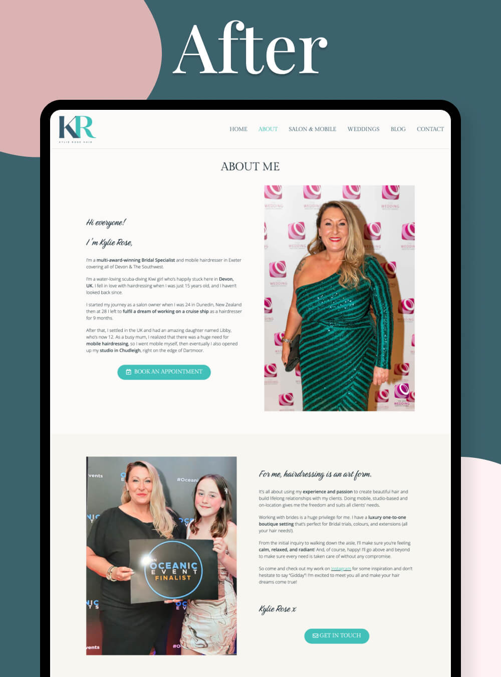 Bridal Hairdresser Website