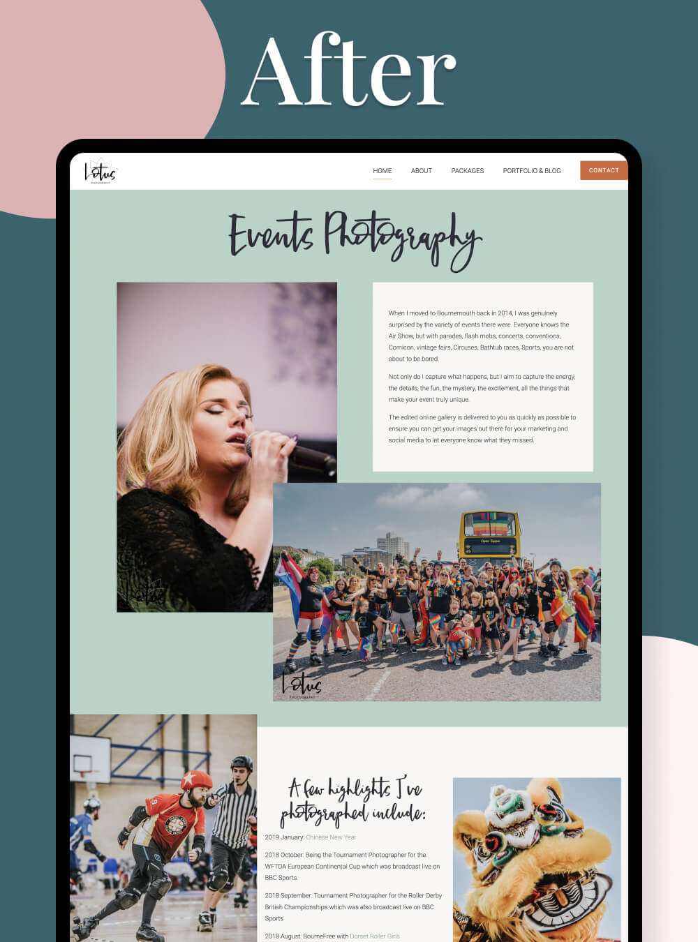 fun wedding photography website