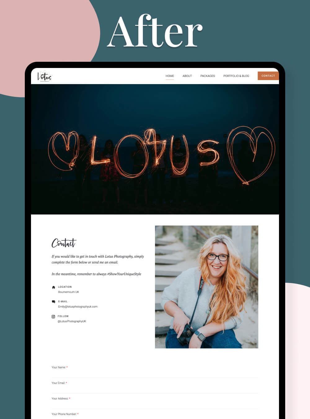 fun wedding photography website