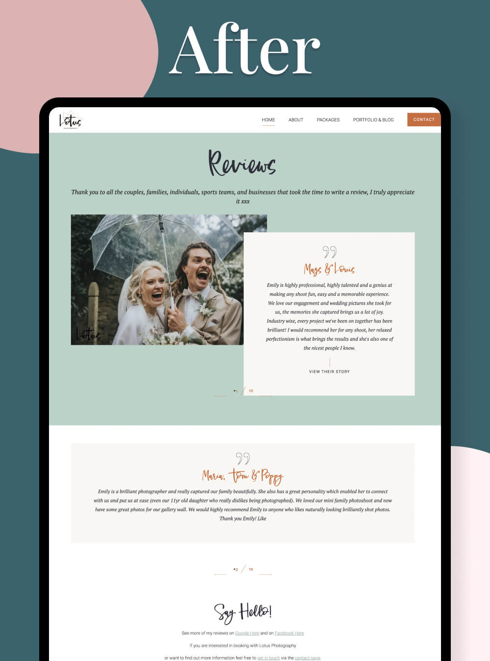 fun wedding photography website