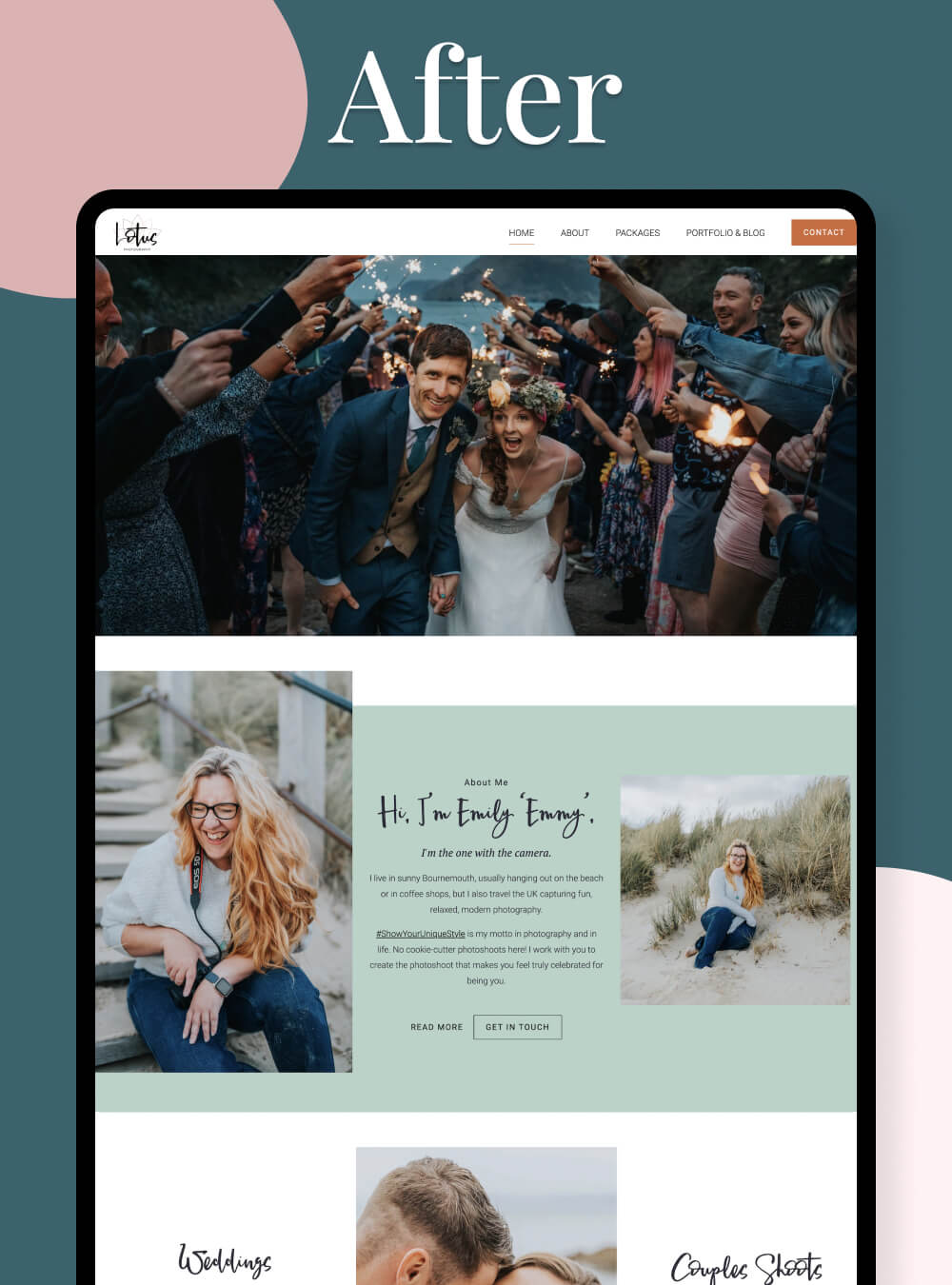 fun wedding photography website