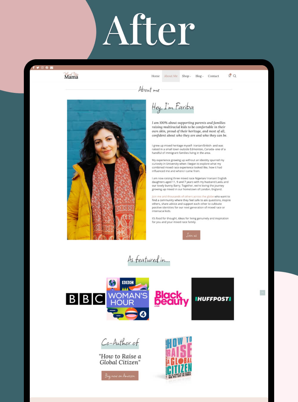 Mama Blogger Website