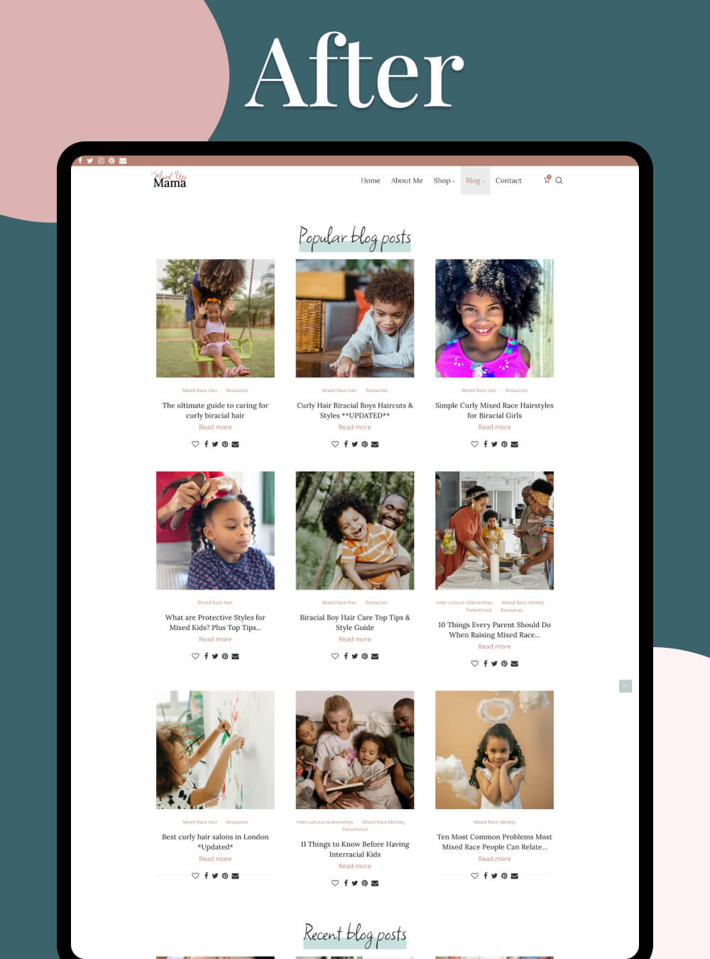 Mama Blogger Website