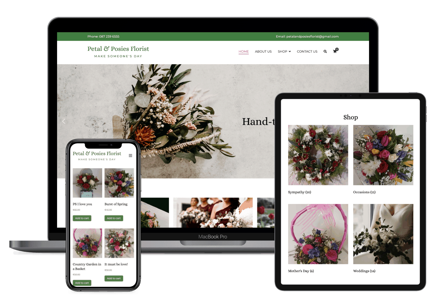 Simple Florist Website