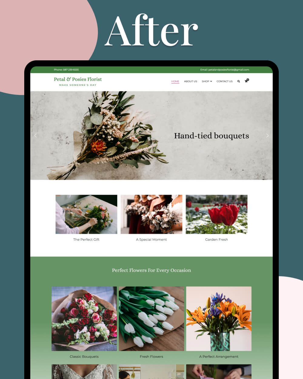 Simple Florist Website
