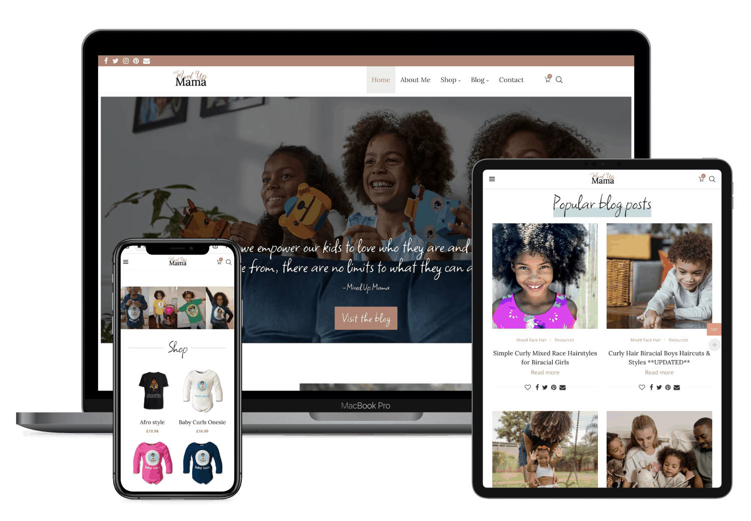 Mama Blogger Website