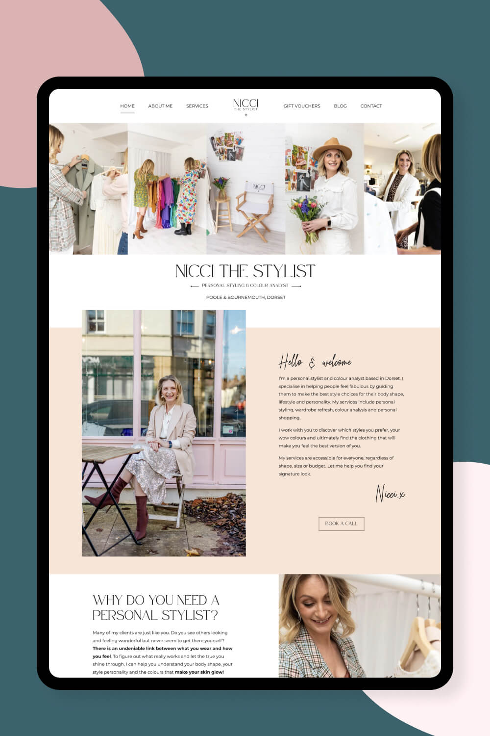 Personal Stylist Website