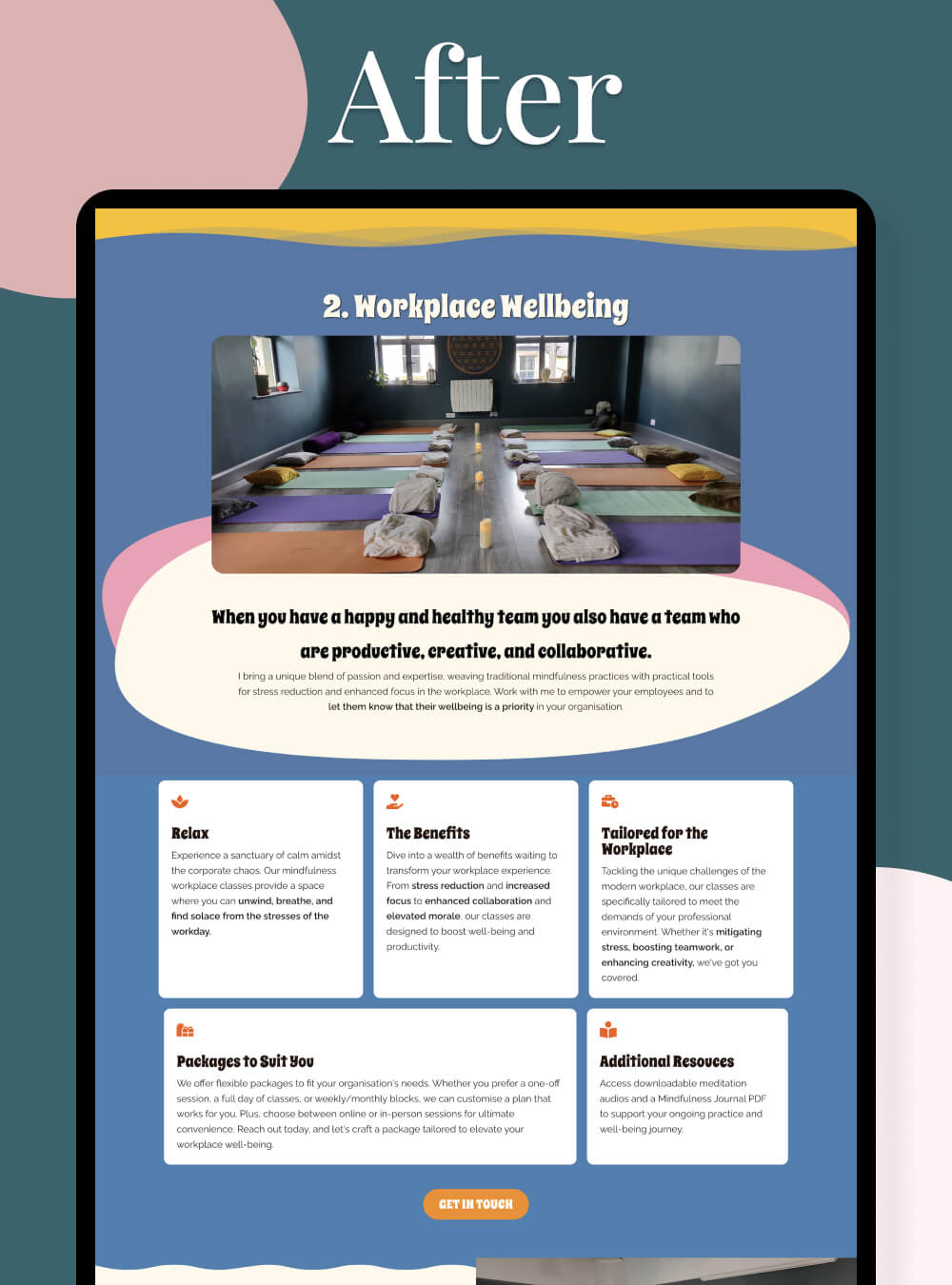 Website For a Wellbeing Advocate