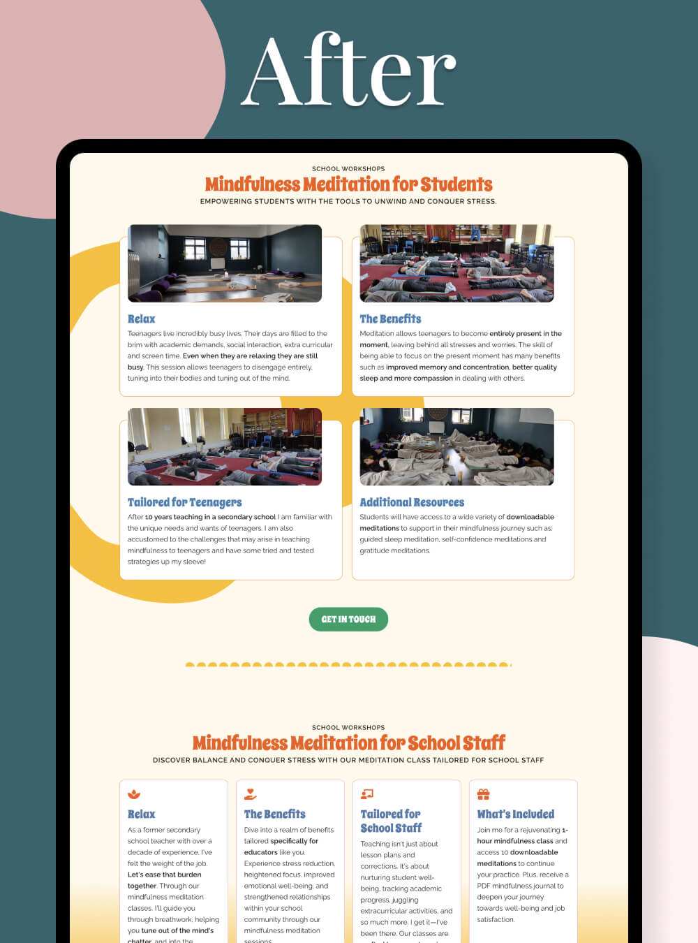 Website For a Wellbeing Advocate