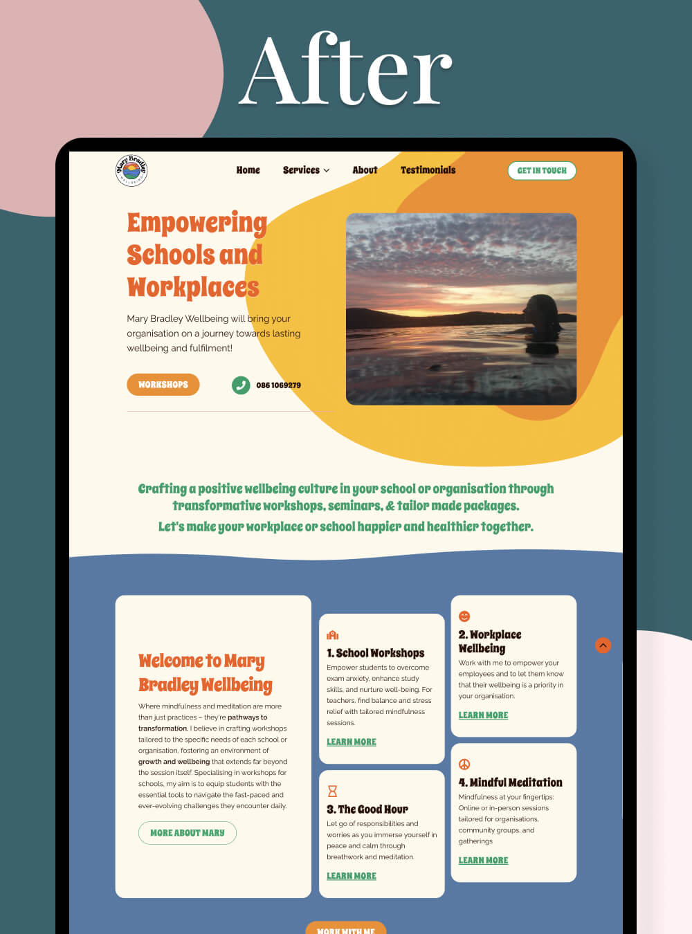 Life Coach Website Design