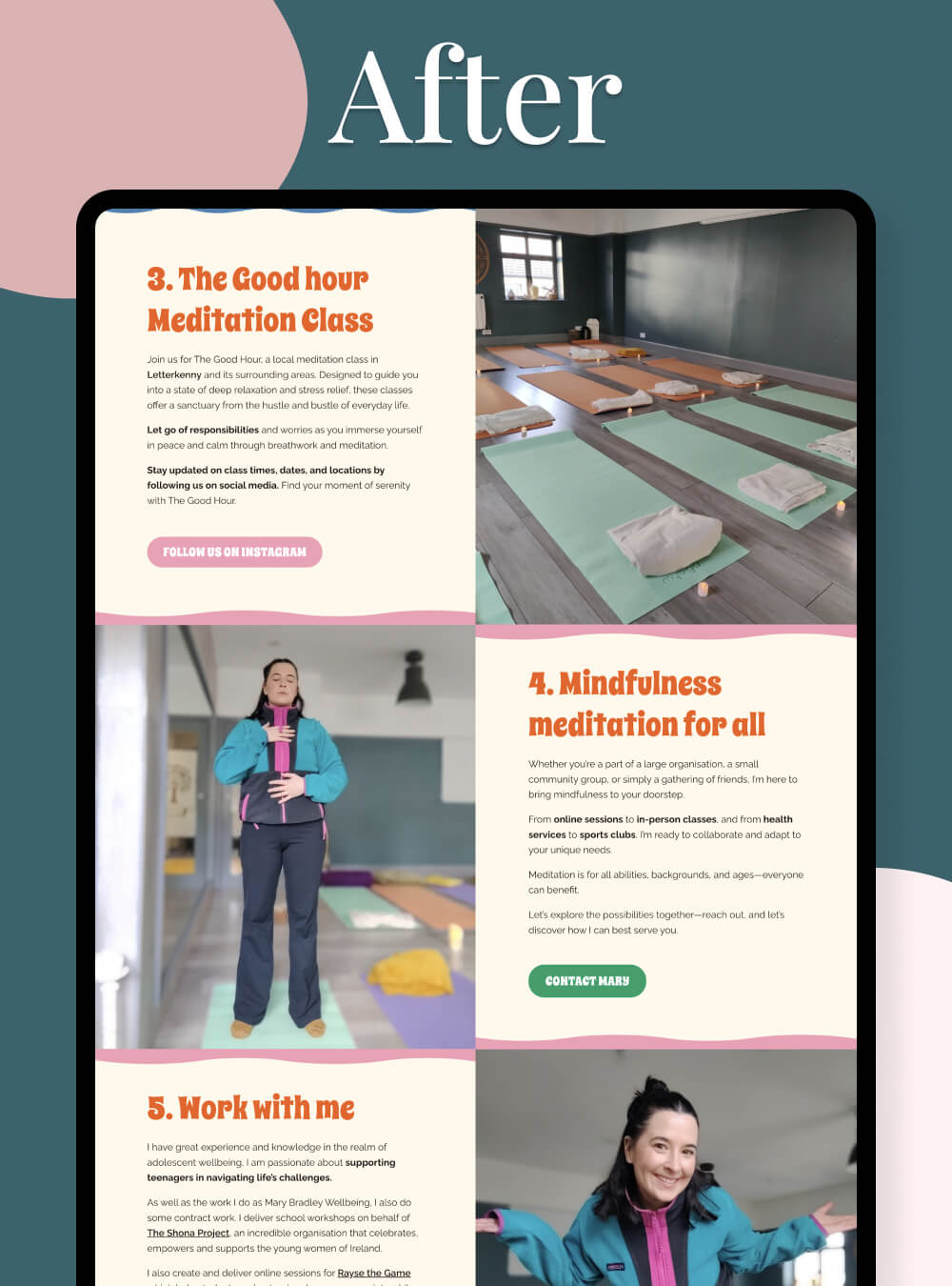 Website For a Wellbeing Advocate