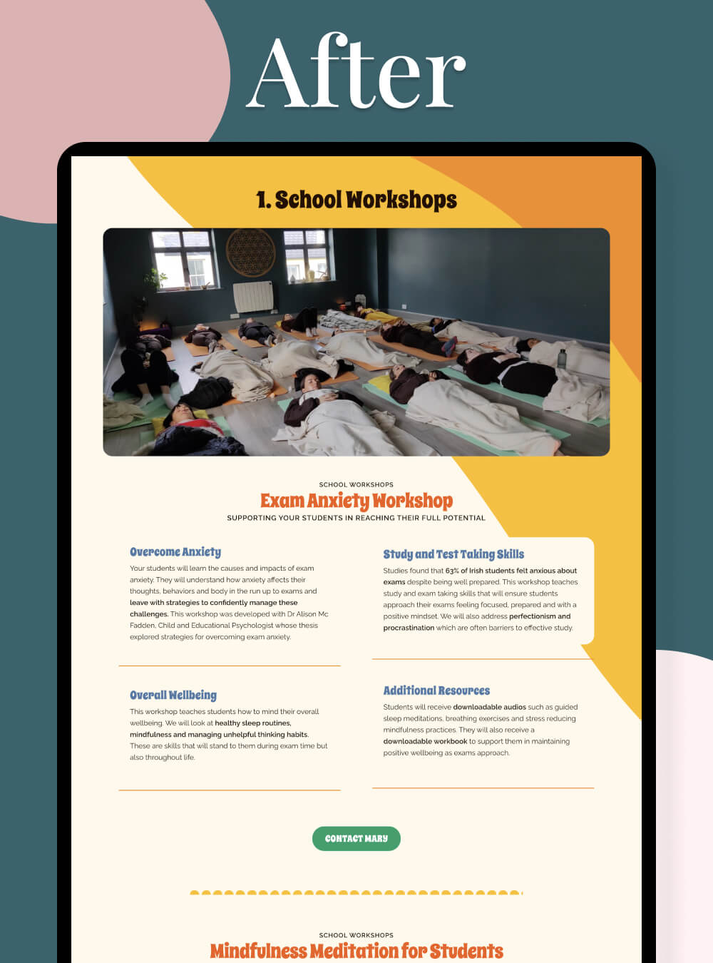 Website For a Wellbeing Advocate