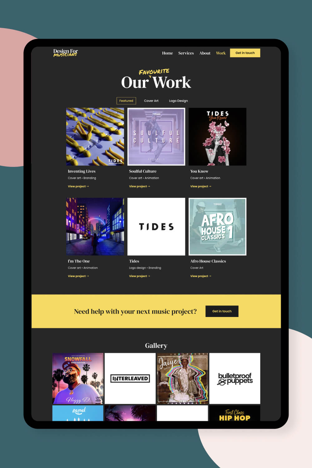 Design Studio Website Design