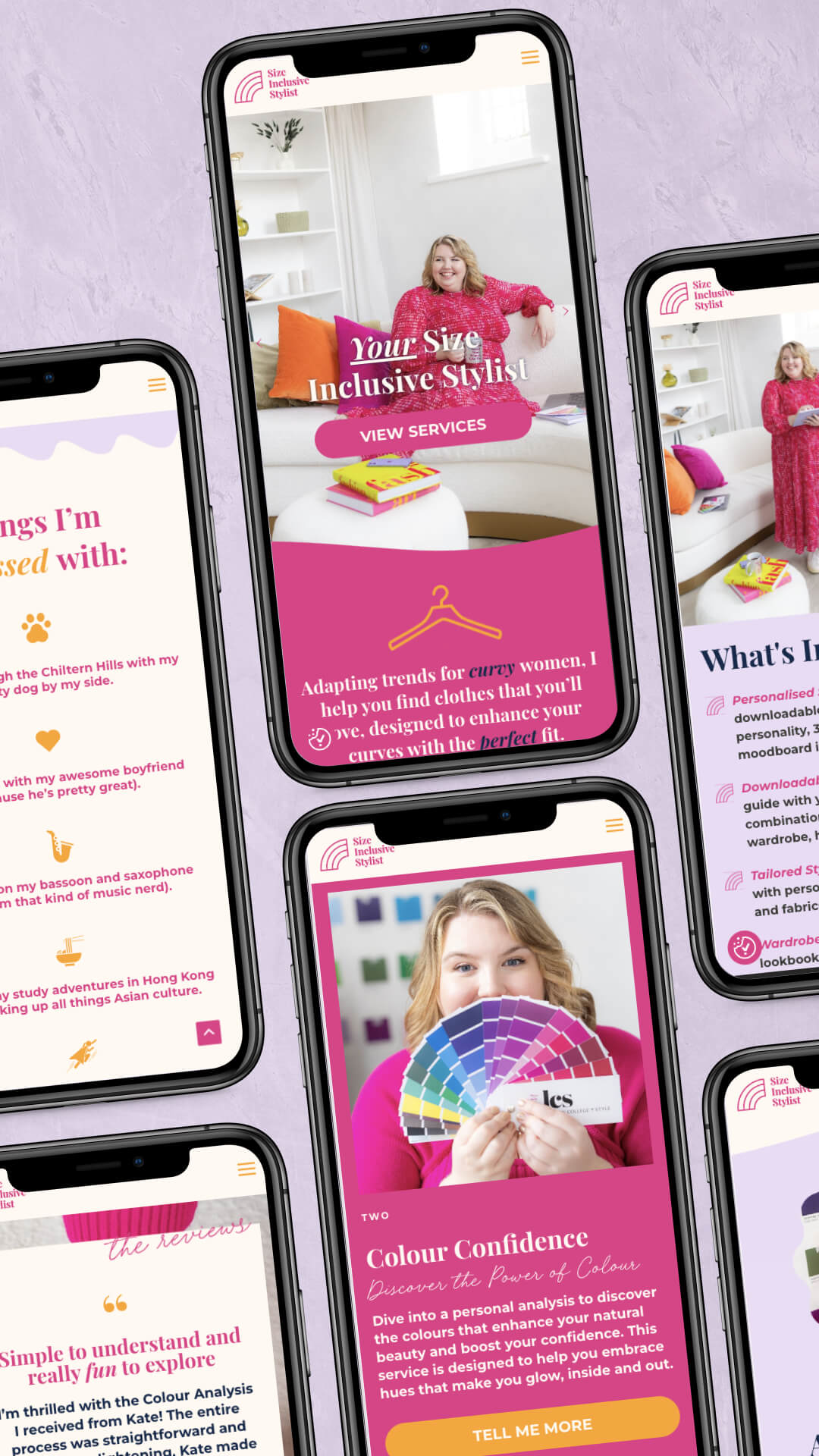 Website for a Colour Analyst