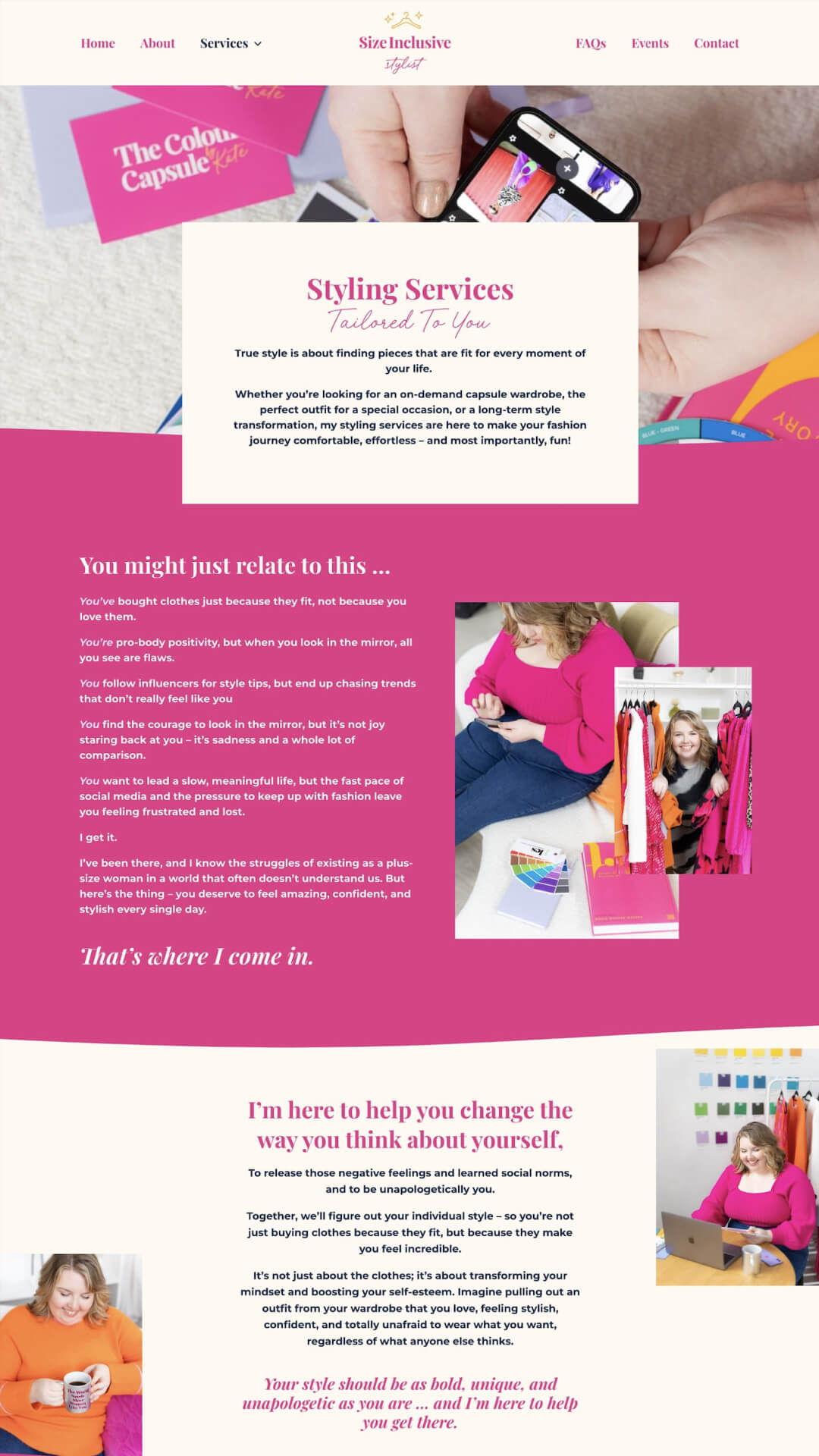 Website for a Colour Analyst