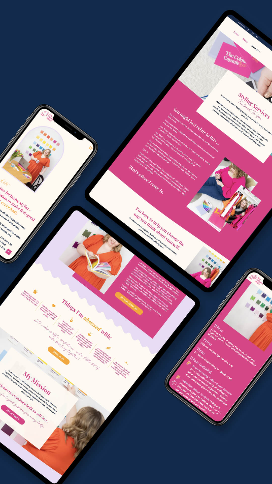 Website for a Colour Analyst