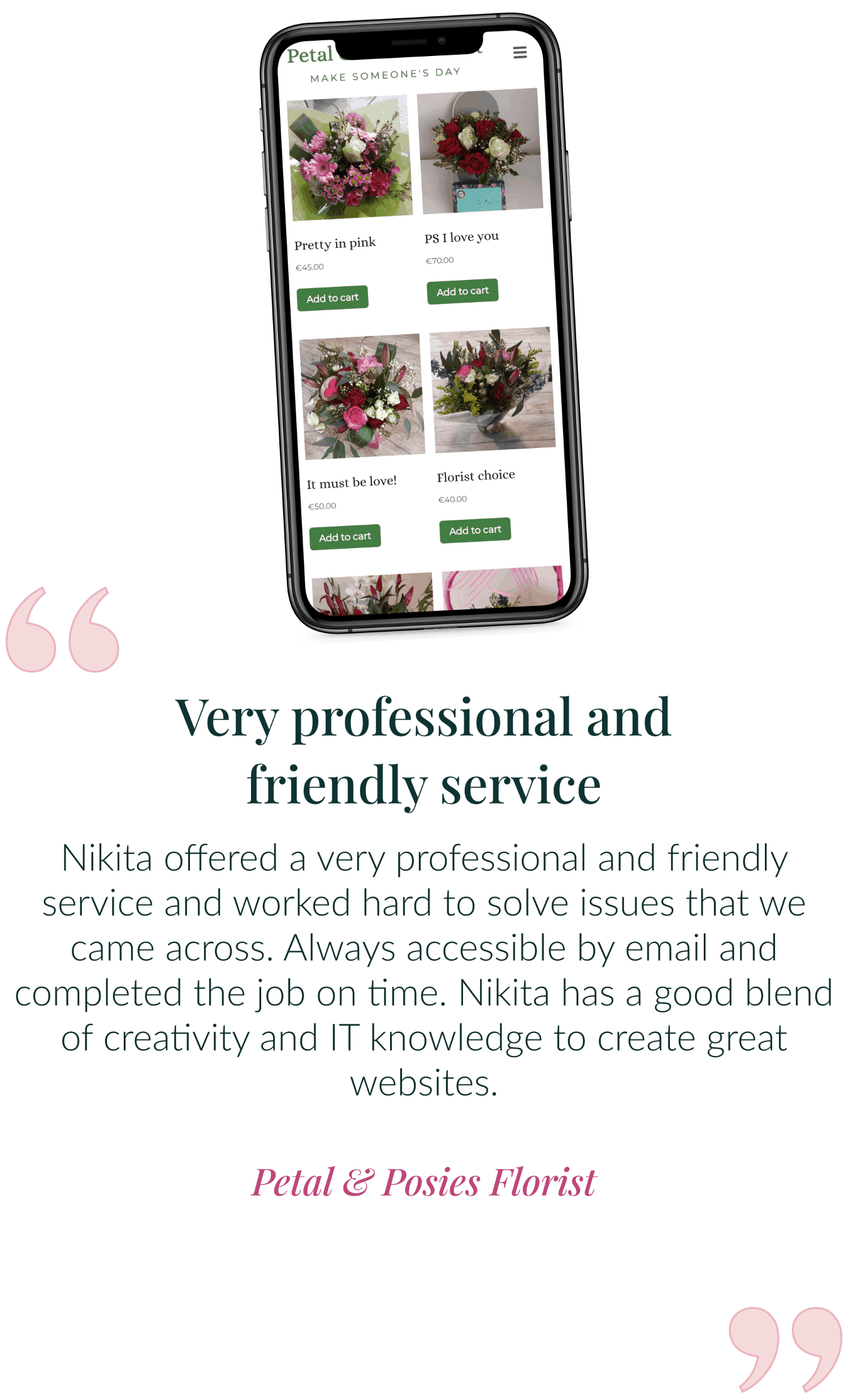 Web Design for Wedding Professionals Reviews