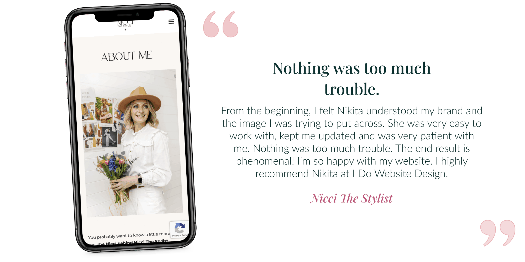 I Do Website Design Testimonials73