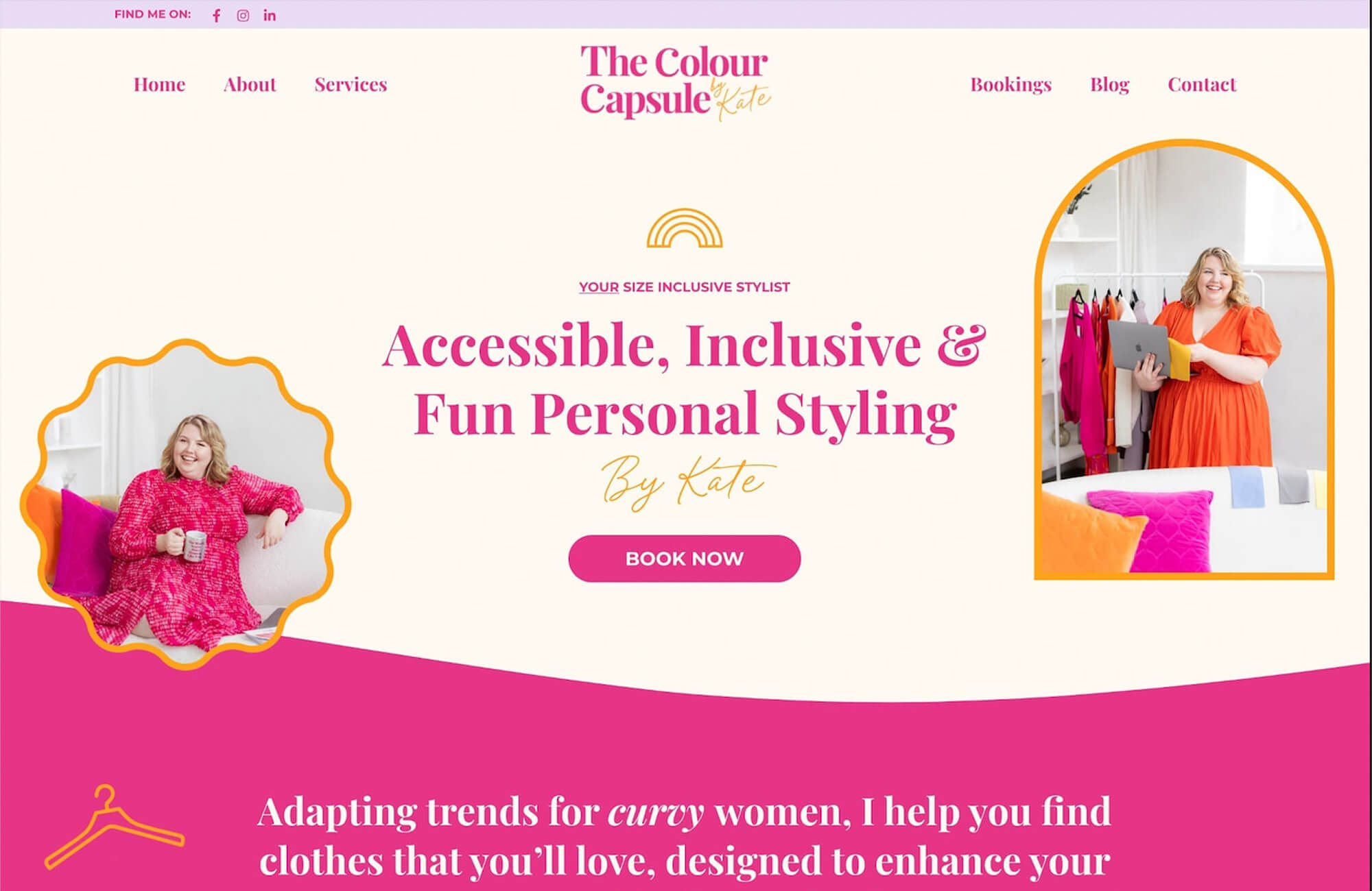 Website for a Colour Analyst