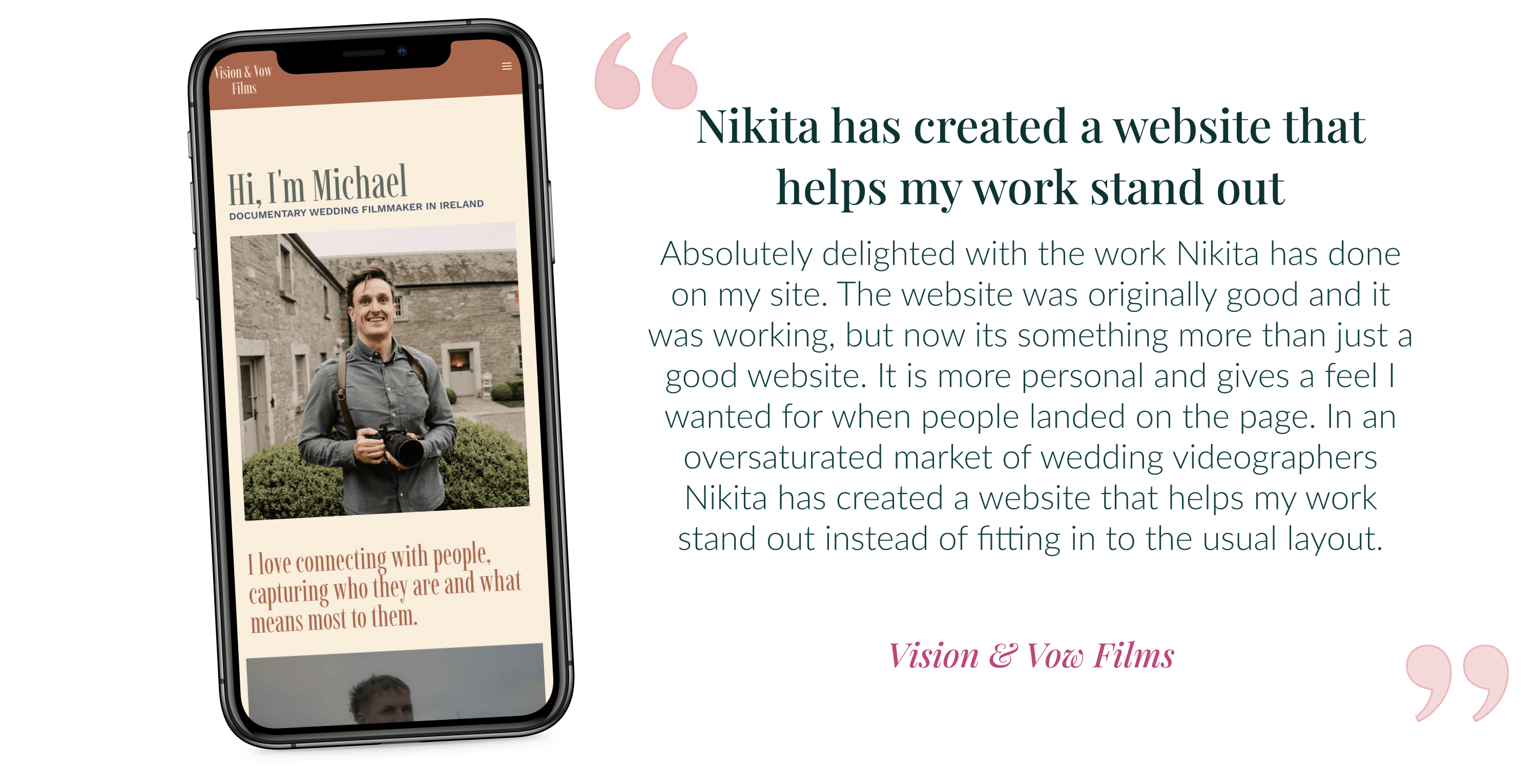 Wedding Photographer Website