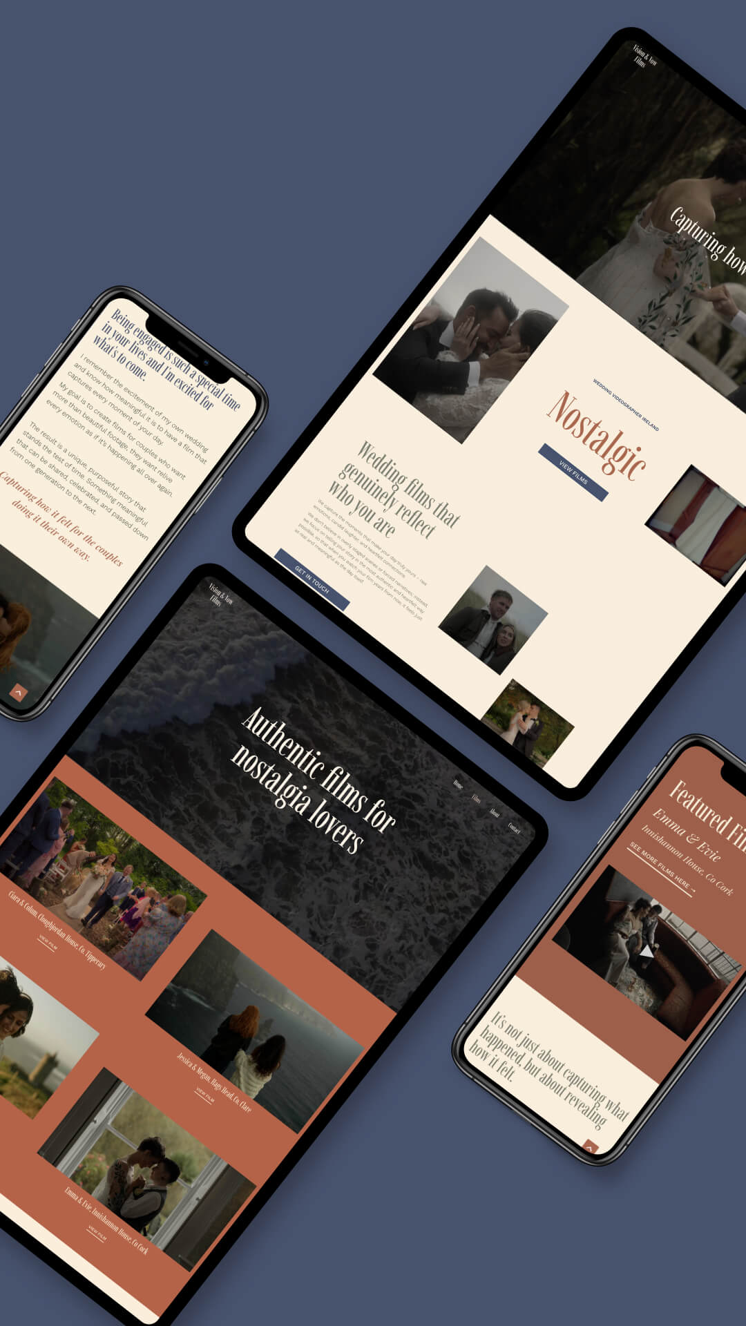 Luxury Wedding Videography Website