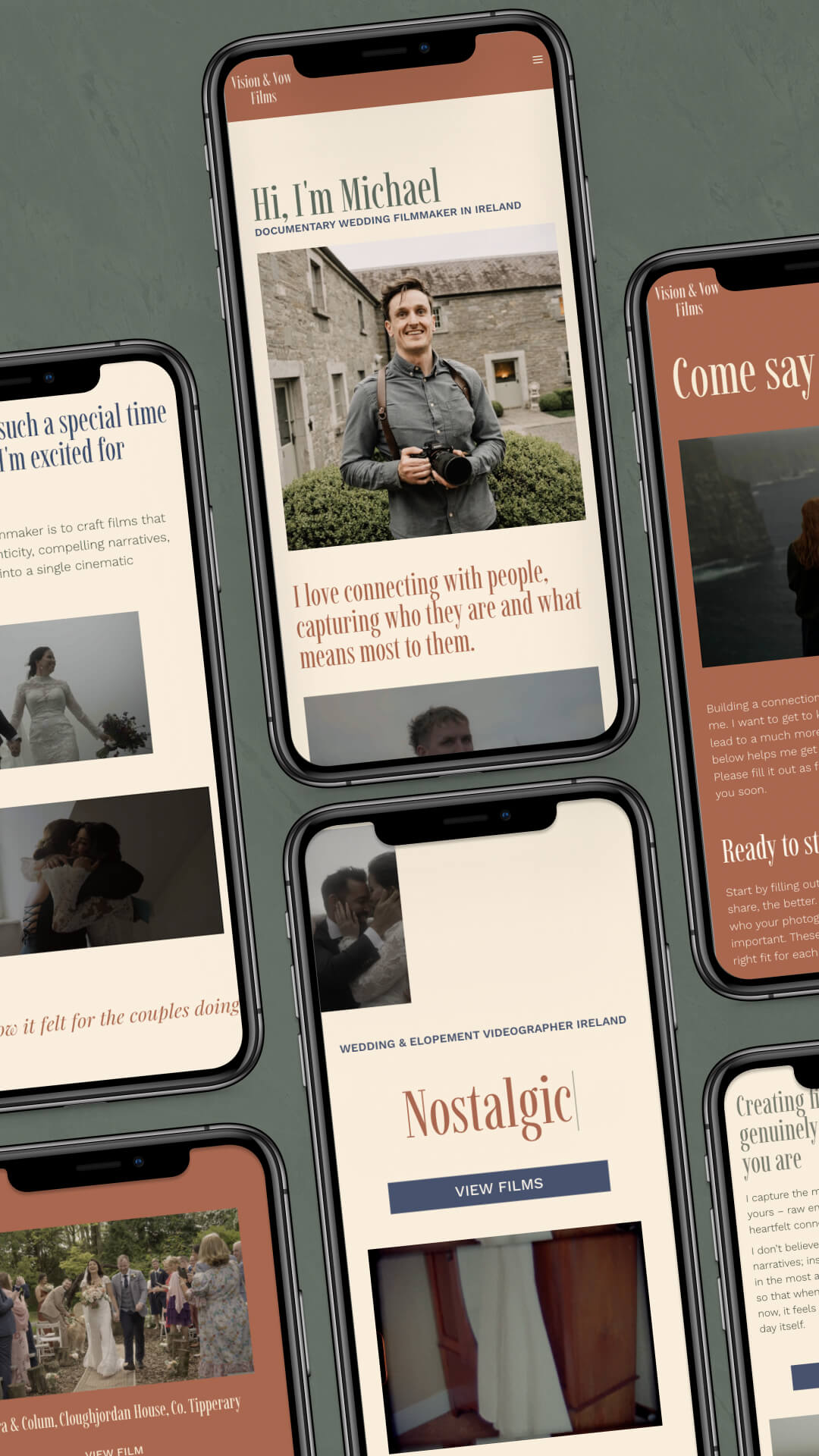 Luxury Wedding Videography Website