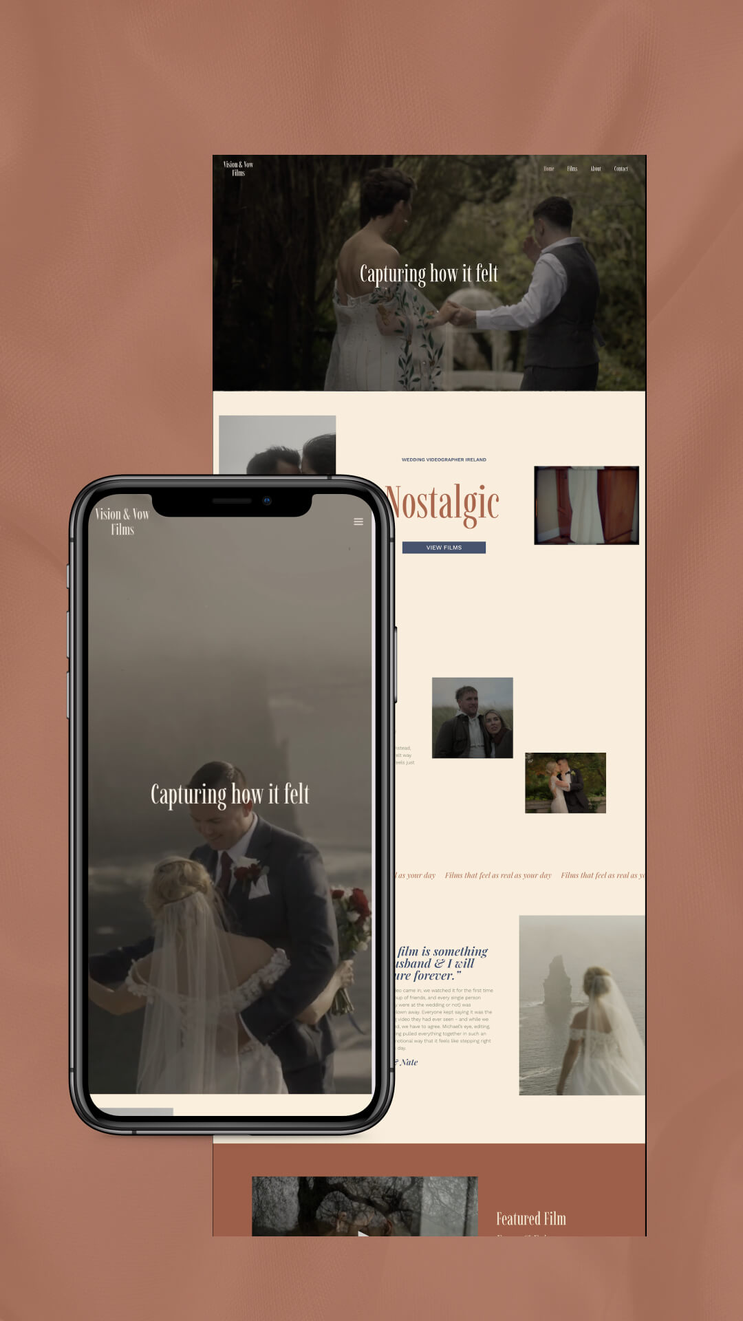 Luxury Wedding Videography Website